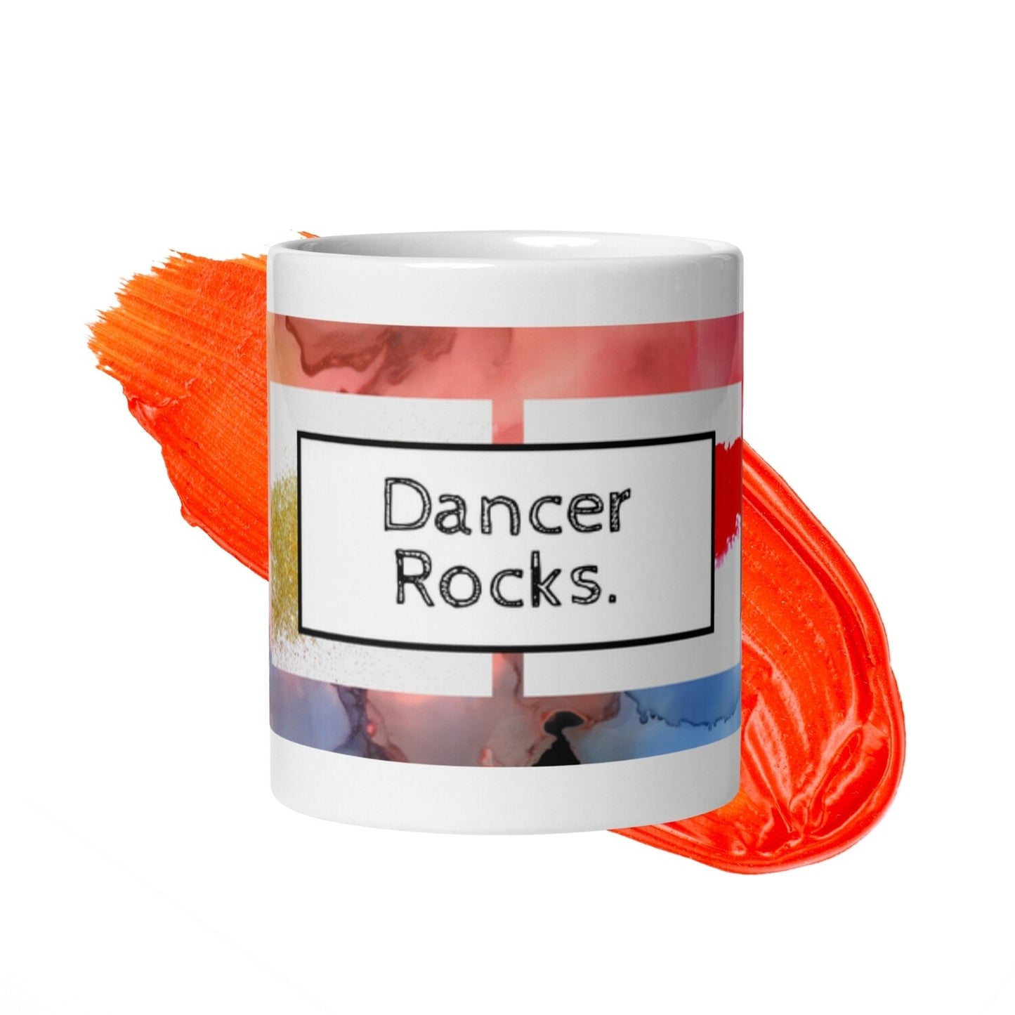 Dancer Rocks! White Glossy Dance Coffee Mug